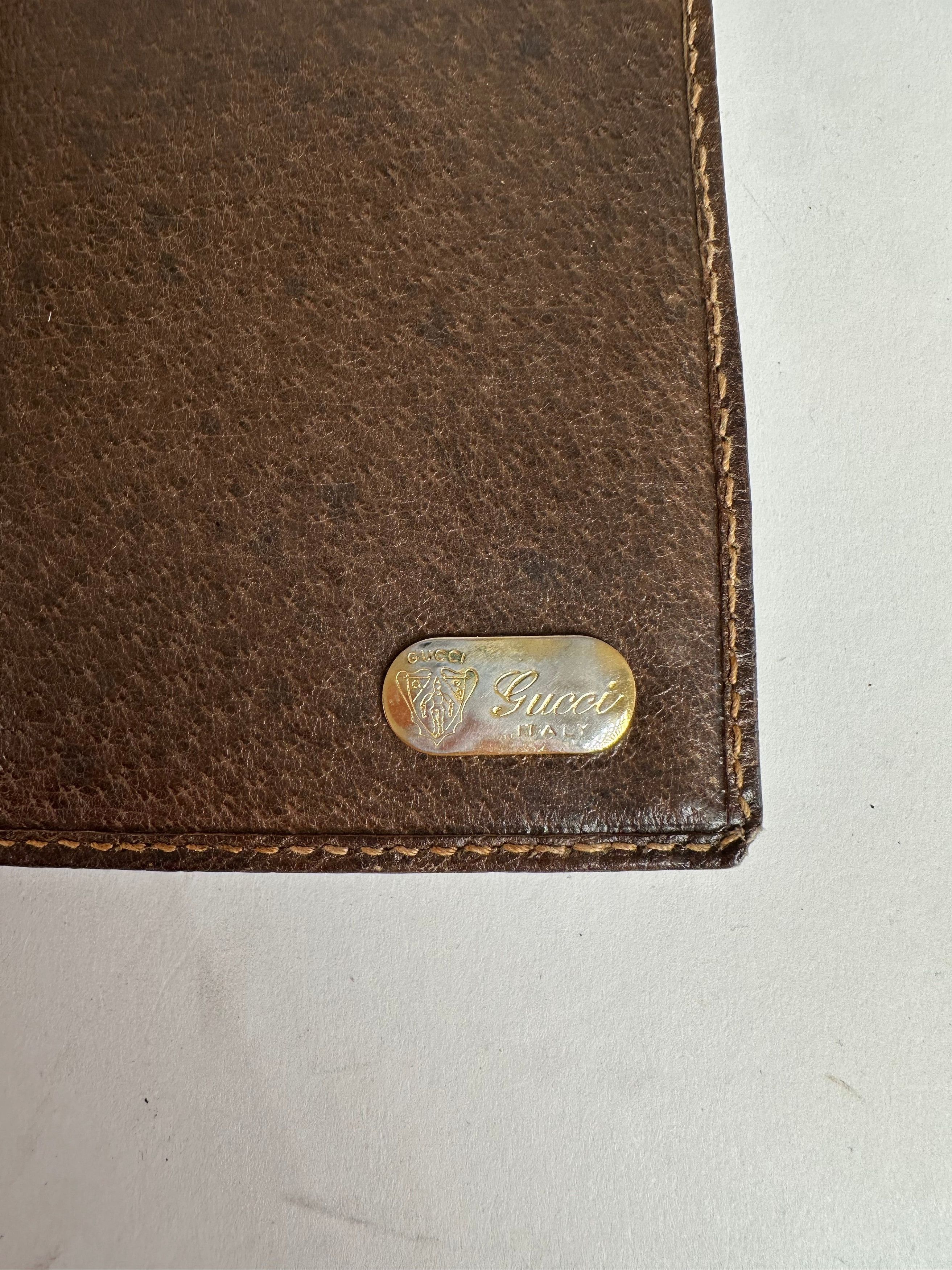 Gucci Vintage GG Canvas Bifold Wallet Beige Brown Size ONE SIZE - 4 Thumbnail