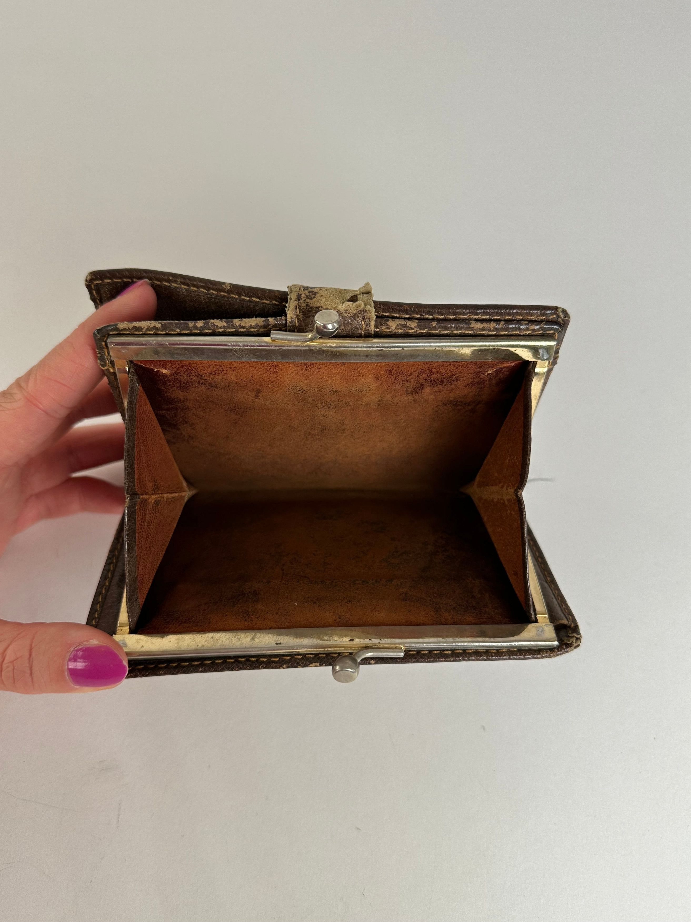Gucci Vintage GG Canvas Bifold Wallet Beige Brown Size ONE SIZE - 6 Thumbnail