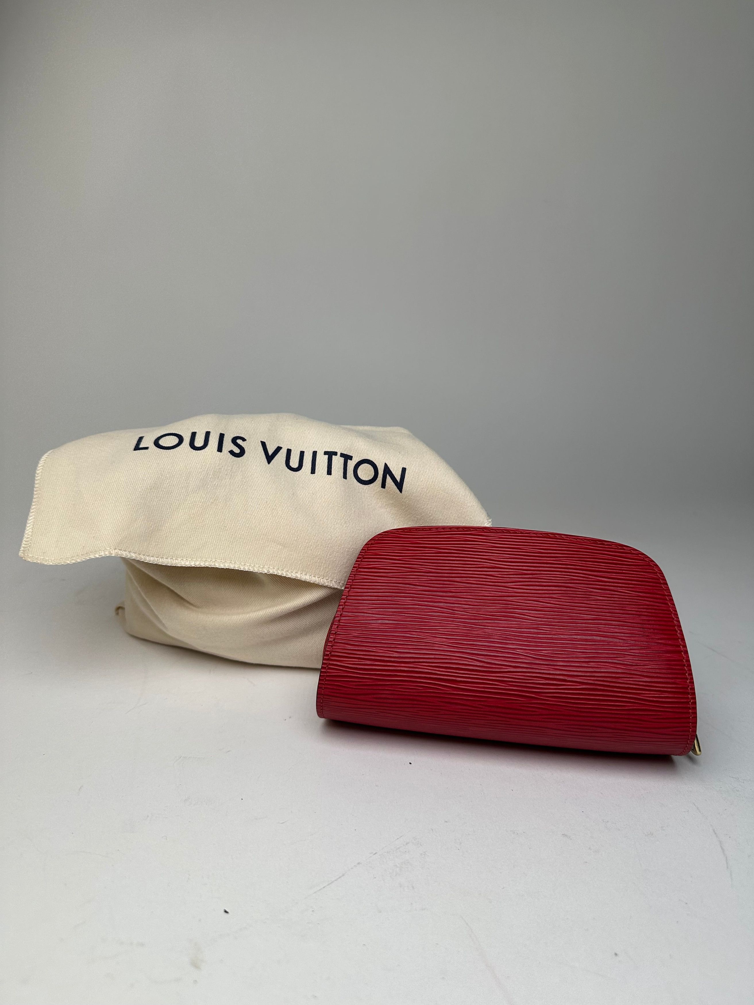 Louis Vuitton Pochette Cosmétique PM Epi Leather Red Coquelicot Size ONE SIZE - 2 Thumbnail