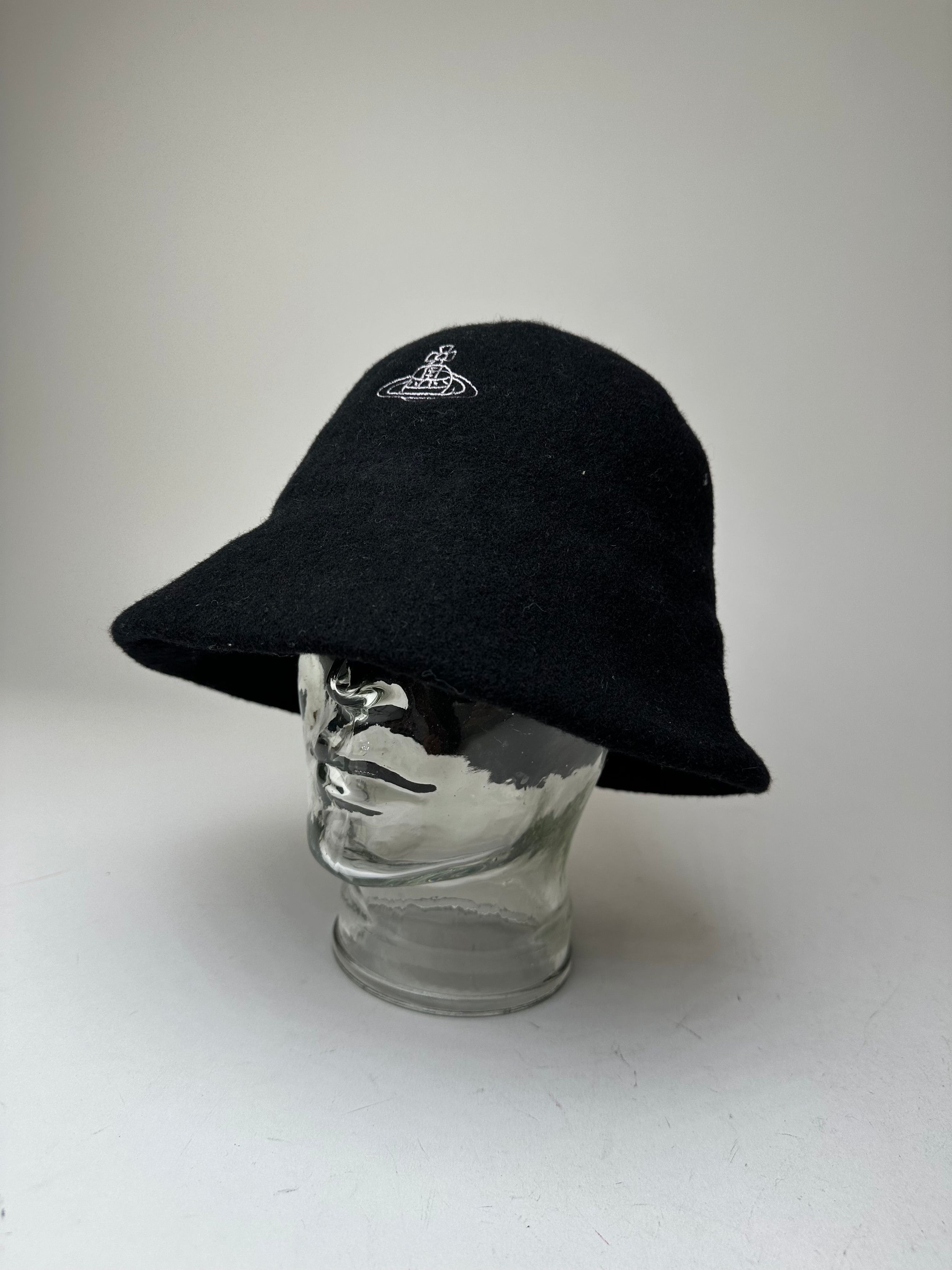 Vivienne Westwood Vintage Wool Hat Black Size ONE SIZE - 7 Thumbnail