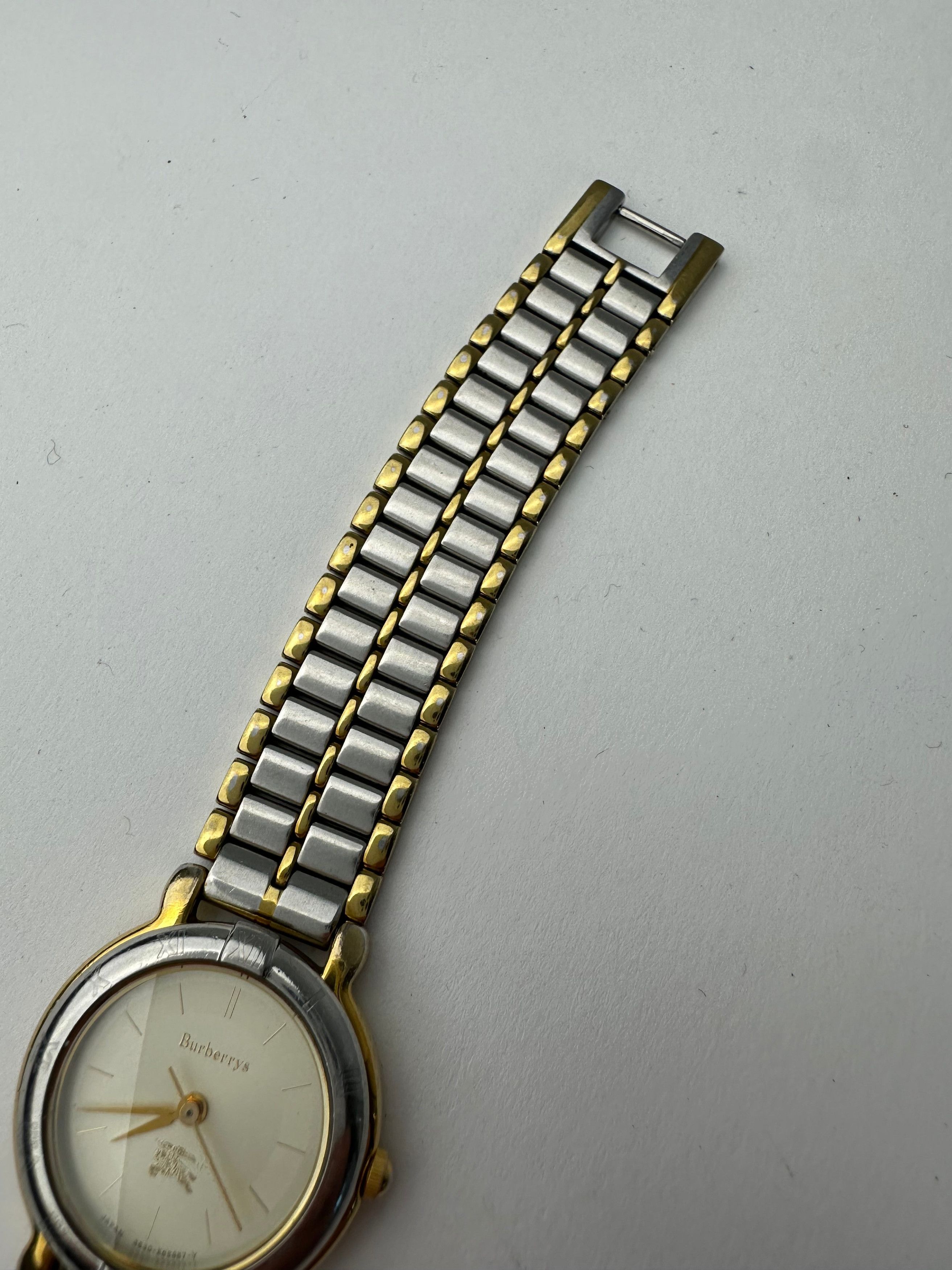 Burberry Vintage Watch Two-Tone Steel Cream Size ONE SIZE - 5 Thumbnail