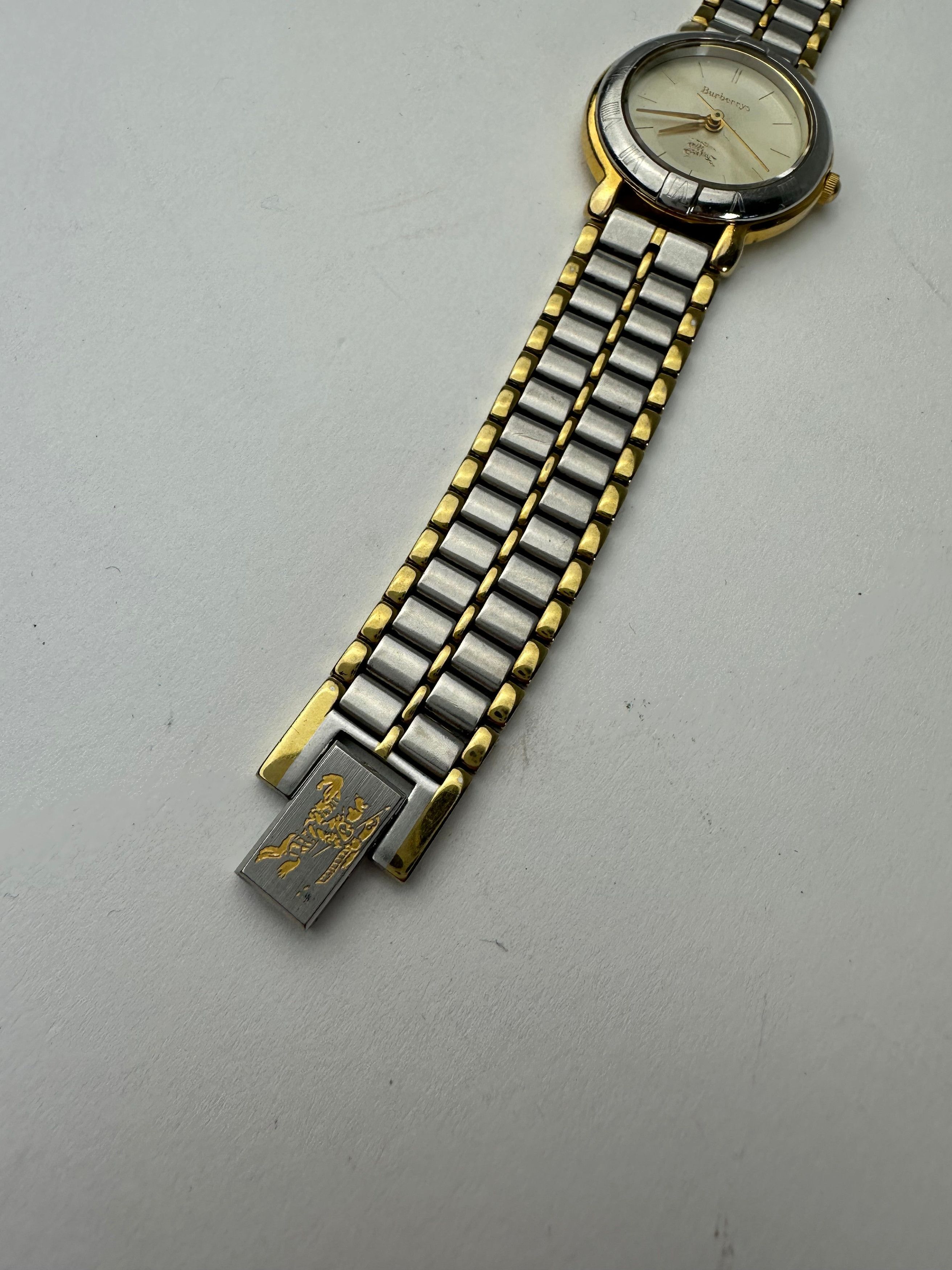 Burberry Vintage Watch Two-Tone Steel Cream Size ONE SIZE - 2 Thumbnail