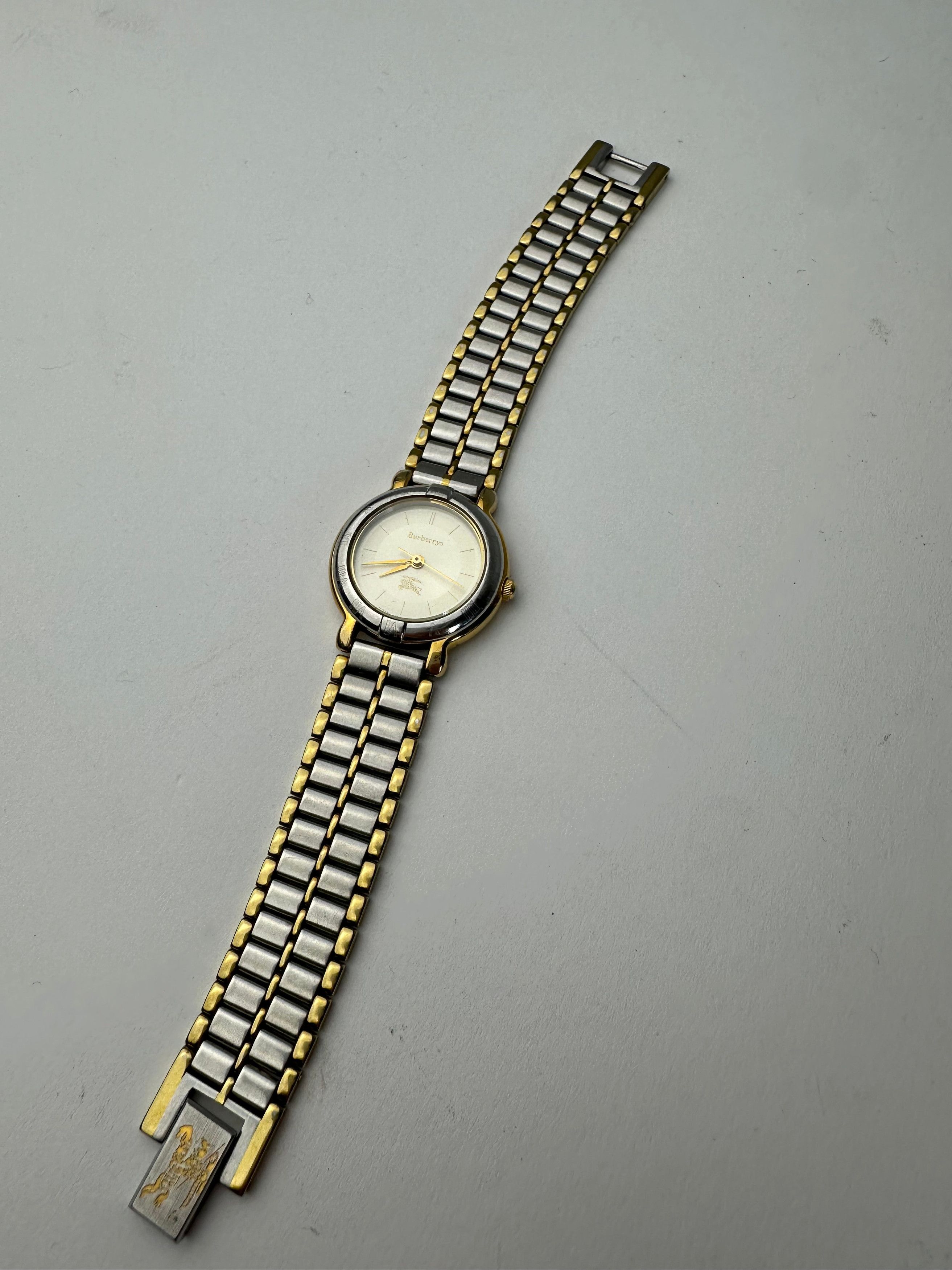 Burberry Vintage Watch Two-Tone Steel Cream Size ONE SIZE - 7 Thumbnail