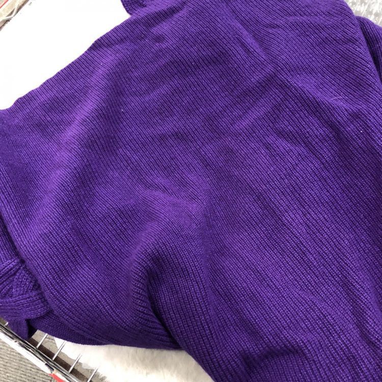 Christian Dior Monsieur Christian Dior Purple Knit Cardigan Size M Size M / US 6-8 / IT 42-44 - 8 Thumbnail