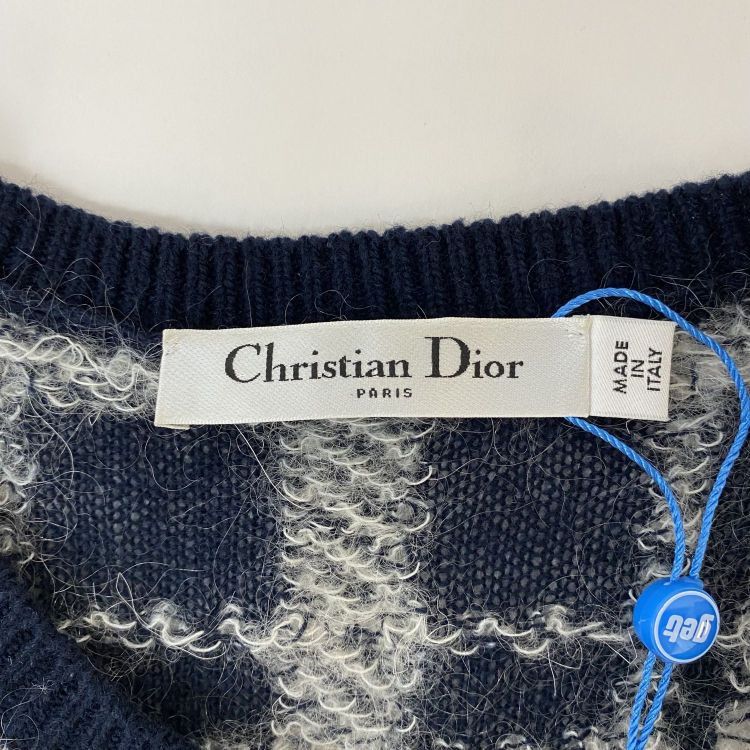 Christian Dior Monsieur Dior Plaid Knit Cardigan Set Size 34 Size XS / US 0-2 / IT 36-38 - 4 Thumbnail