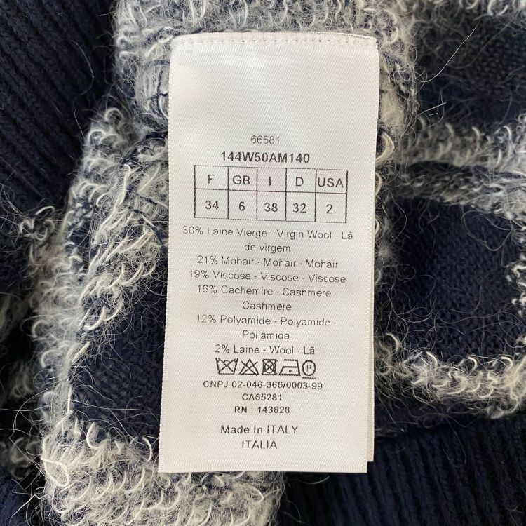 Christian Dior Monsieur Dior Plaid Knit Cardigan Set Size 34 Size XS / US 0-2 / IT 36-38 - 5 Thumbnail