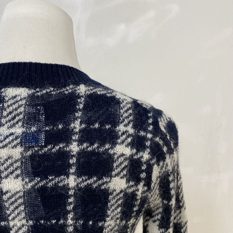 Christian Dior Monsieur Dior Plaid Knit Cardigan Set Size 34 Size XS / US 0-2 / IT 36-38 - 11 Thumbnail