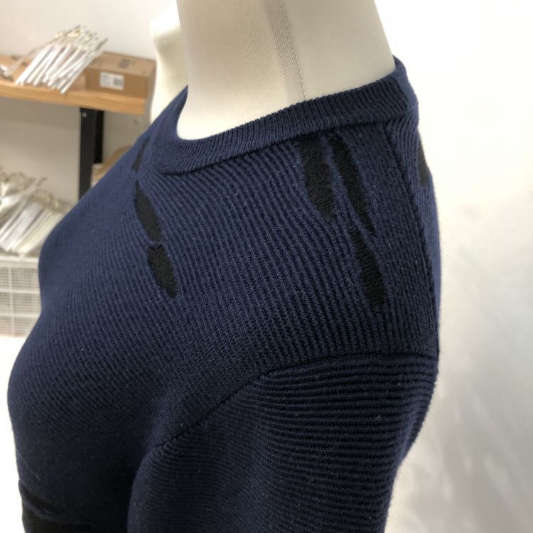 Dior Dior Distressed Wool Sweater Size XS Size US XS / EU 42 / 0 - 6 Thumbnail