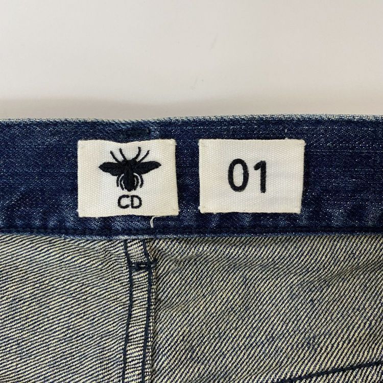 Dior Dior Bee Embroidered Jeans Size 38 Size 26" / US 2 / IT 38 - 3 Thumbnail