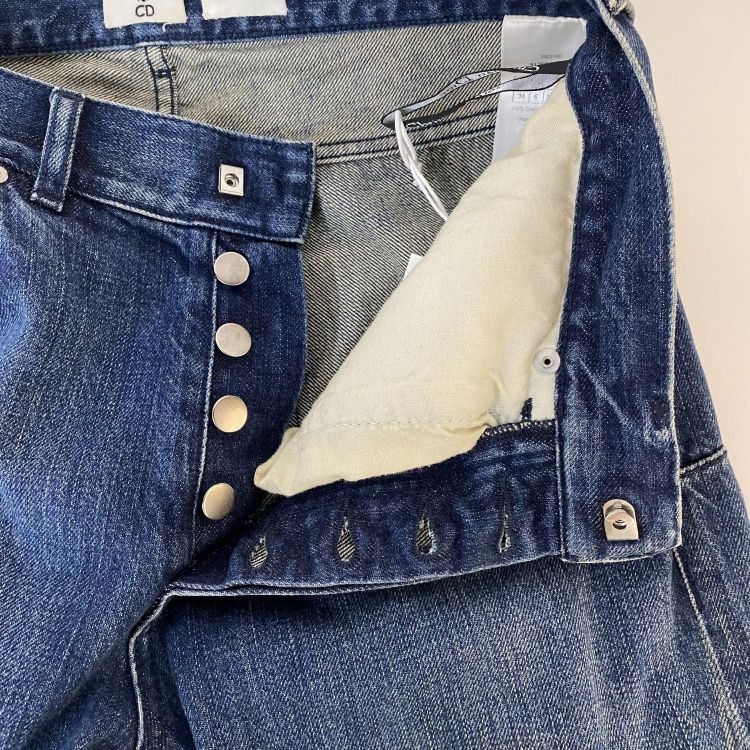 Dior Dior Bee Embroidered Jeans Size 38 Size 26" / US 2 / IT 38 - 7 Thumbnail