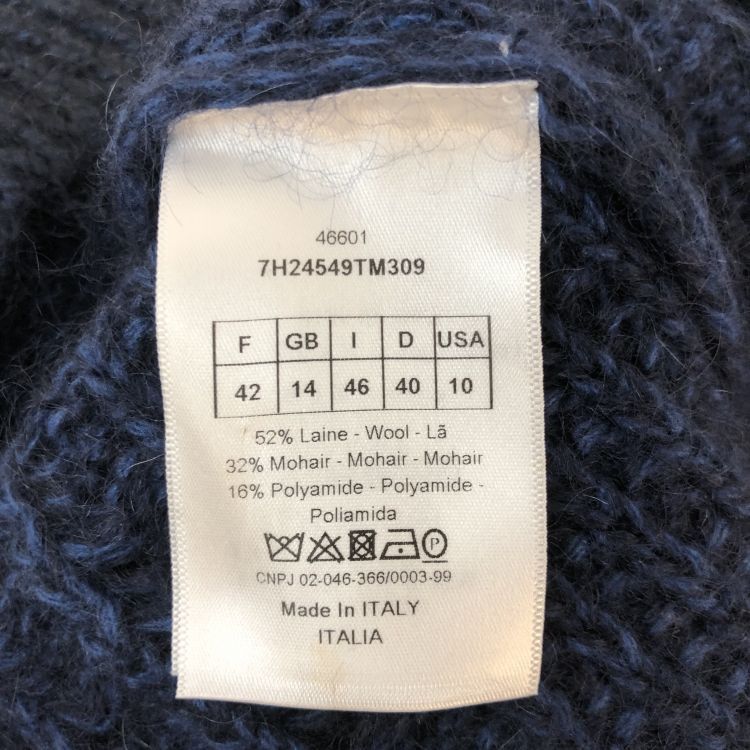Dior Dior Cable Knit Hoodie Size 42 Size M / US 6-8 / IT 42-44 - 4 Thumbnail