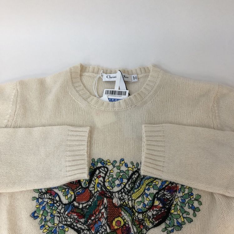 Christian Dior Monsieur Dior Niki de Saint Phalle Embroidered Sweater Size 38 Size S / US 4 / IT 40 - 8 Thumbnail