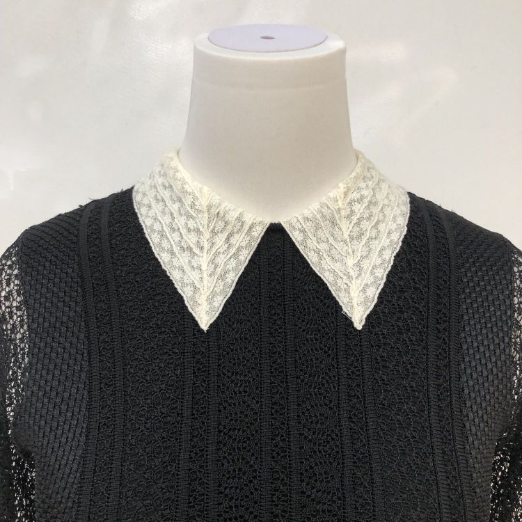 Christian Dior Monsieur Christian Dior Lace Collar Knit Dress Size FR 36 Size XS / US 0-2 / IT 36-38 - 4 Thumbnail