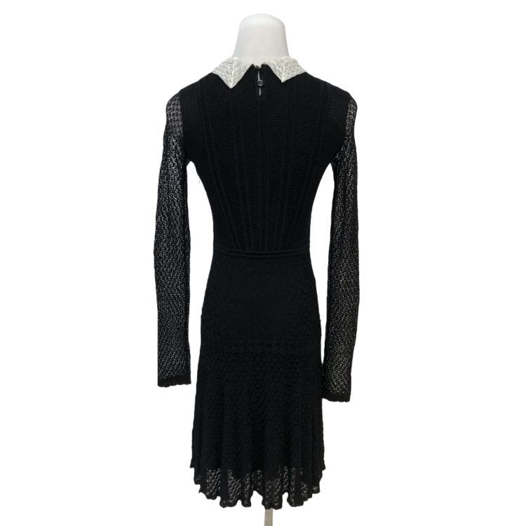 Christian Dior Monsieur Christian Dior Lace Collar Knit Dress Size FR 36 Size XS / US 0-2 / IT 36-38 - 2 Thumbnail