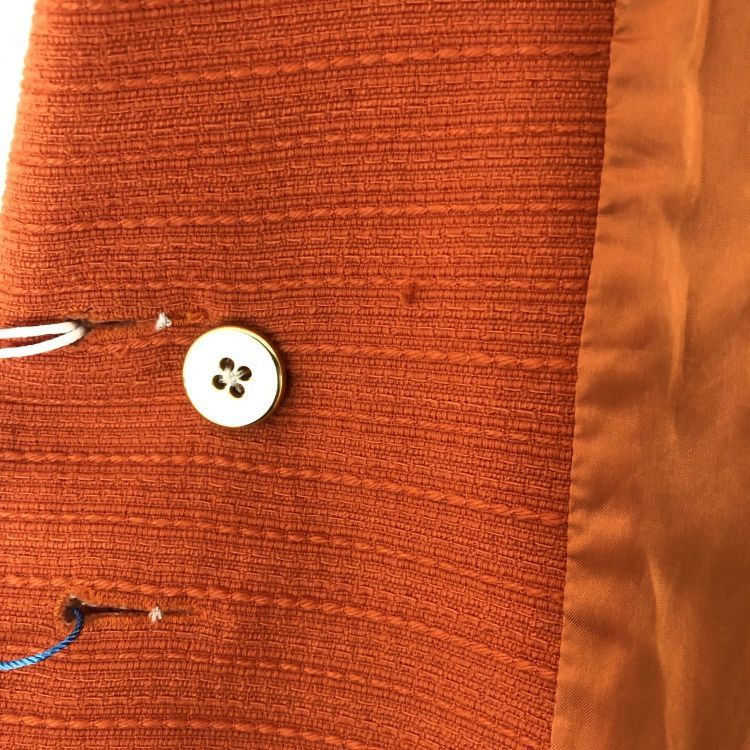 Christian Dior Monsieur Christian Dior Orange Textured Blazer Size M Size M / US 6-8 / IT 42-44 - 11 Thumbnail