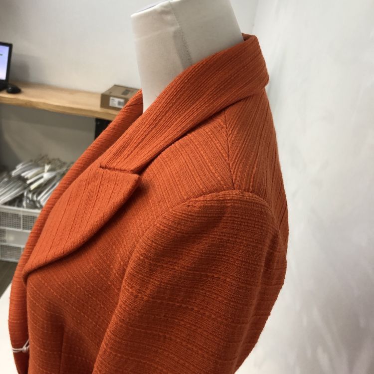 Christian Dior Monsieur Christian Dior Orange Textured Blazer Size M Size M / US 6-8 / IT 42-44 - 7 Thumbnail