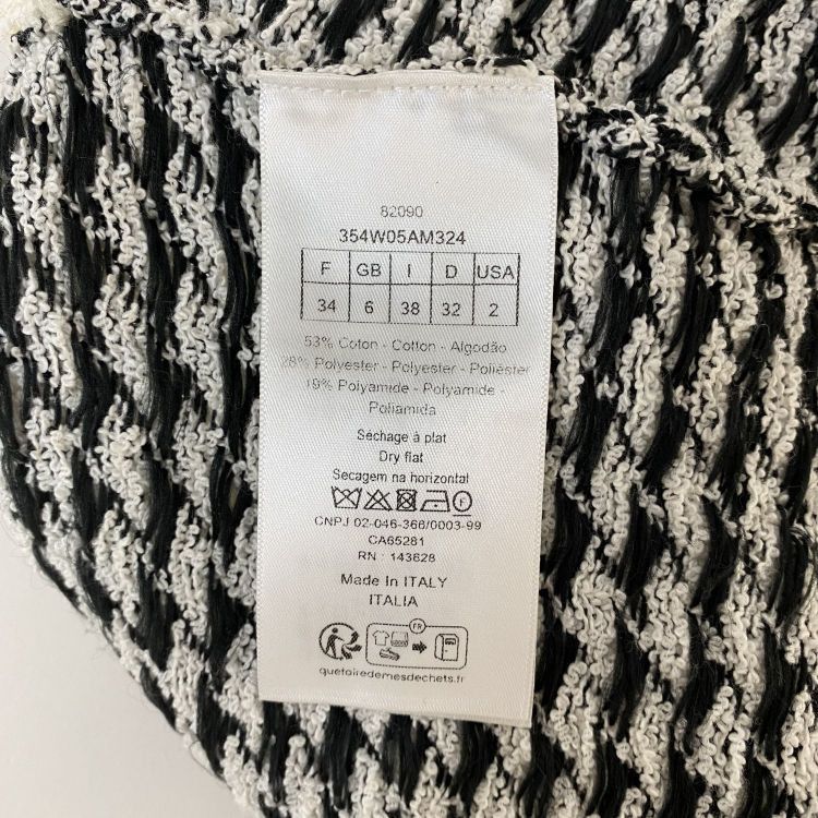 Christian Dior Monsieur Christian Dior Houndstooth Cardigan and Top Size 34 Size XS / US 0-2 / IT 36-38 - 8 Thumbnail