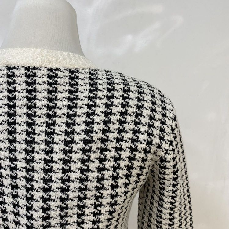 Christian Dior Monsieur Christian Dior Houndstooth Cardigan and Top Size 34 Size XS / US 0-2 / IT 36-38 - 9 Thumbnail