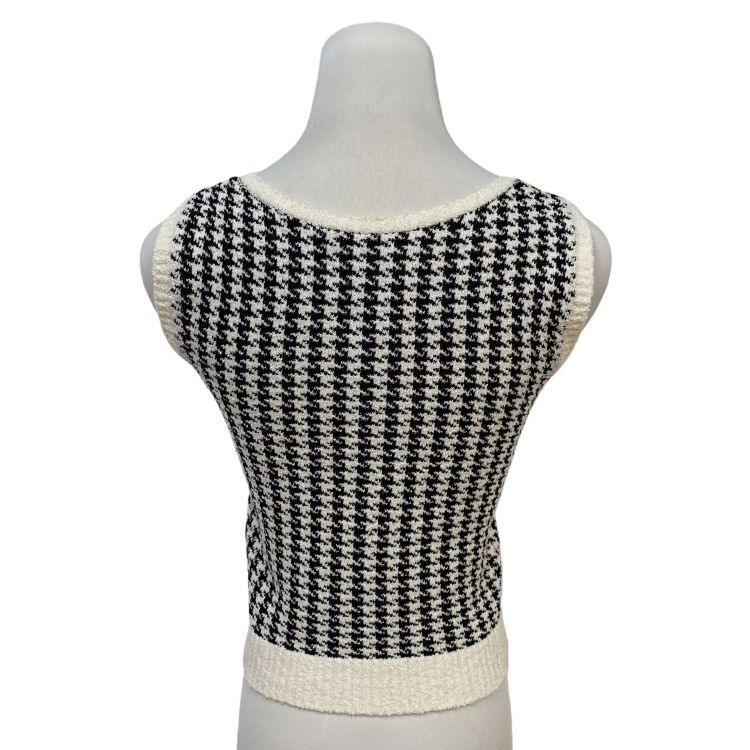 Christian Dior Monsieur Christian Dior Houndstooth Cardigan and Top Size 34 Size XS / US 0-2 / IT 36-38 - 4 Thumbnail