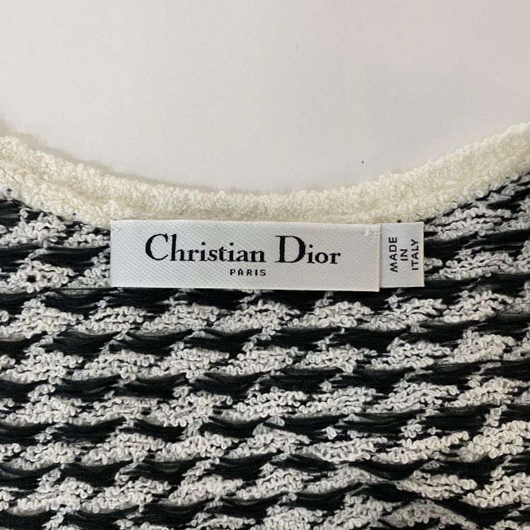 Christian Dior Monsieur Christian Dior Houndstooth Cardigan and Top Size 34 Size XS / US 0-2 / IT 36-38 - 7 Thumbnail