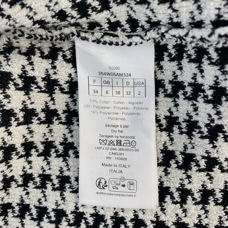 Christian Dior Monsieur Christian Dior Houndstooth Cardigan and Top Size 34 Size XS / US 0-2 / IT 36-38 - 6 Thumbnail