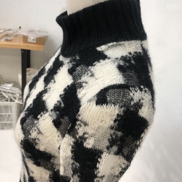 Dior Christian Dior Check Pattern Sweater IT 38 Size XS / US 0-2 / IT 36-38 - 6 Thumbnail