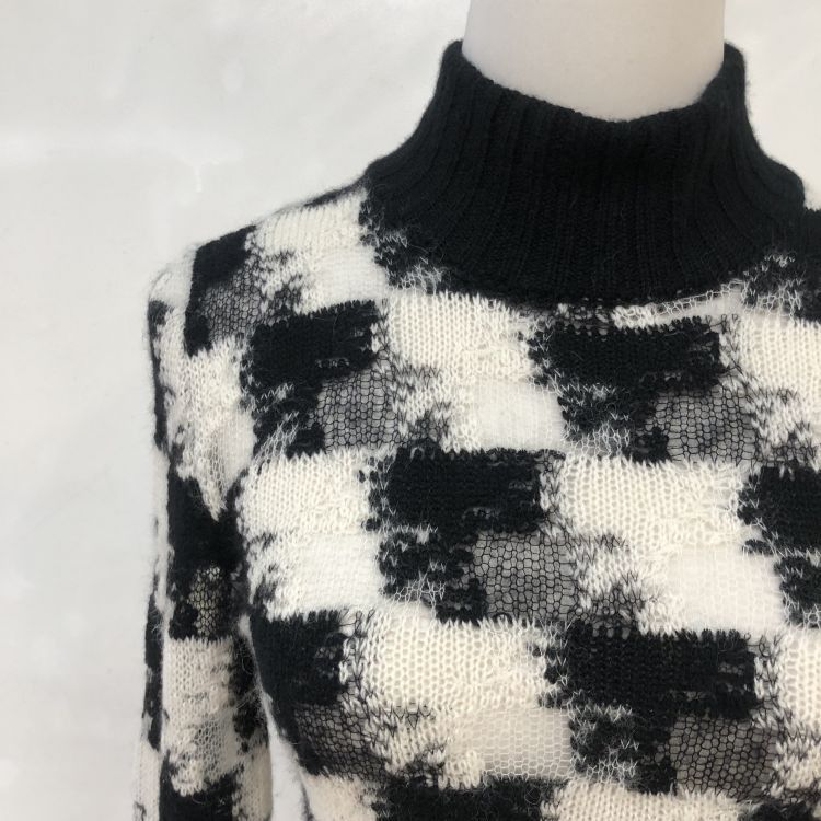 Dior Christian Dior Check Pattern Sweater IT 38 Size XS / US 0-2 / IT 36-38 - 5 Thumbnail