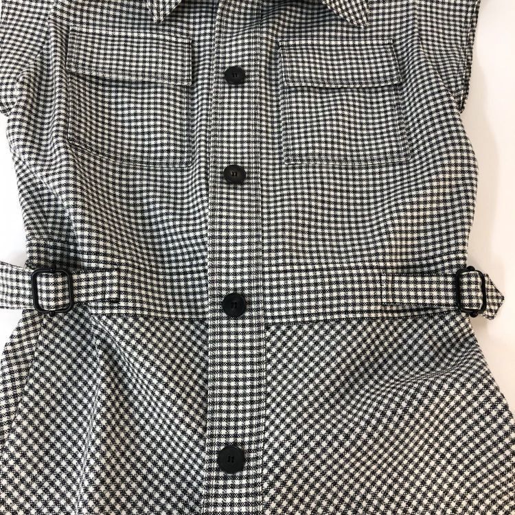 Dior Dior Checked Wool Mini Dress Size 36 Size XS / US 0-2 / IT 36-38 - 9 Thumbnail