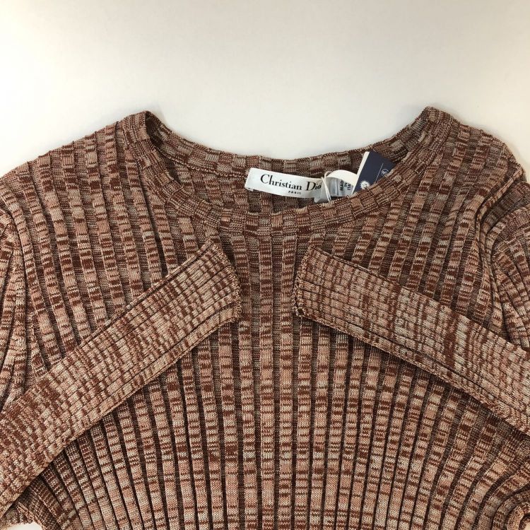 Dior Christian Dior Ribbed Knit Midi Dress Size 38 Size M / US 6-8 / IT 42-44 - 9 Thumbnail