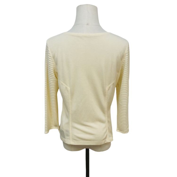 Dior Christian Dior Ribbed Sleeve Long Sleeve Top Size M Size M / US 6-8 / IT 42-44 - 2 Thumbnail