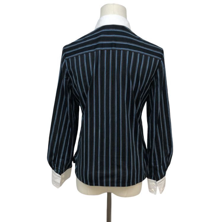 Dior Christian Dior Striped Cotton Blouse Size M Size M / US 6-8 / IT 42-44 - 2 Thumbnail
