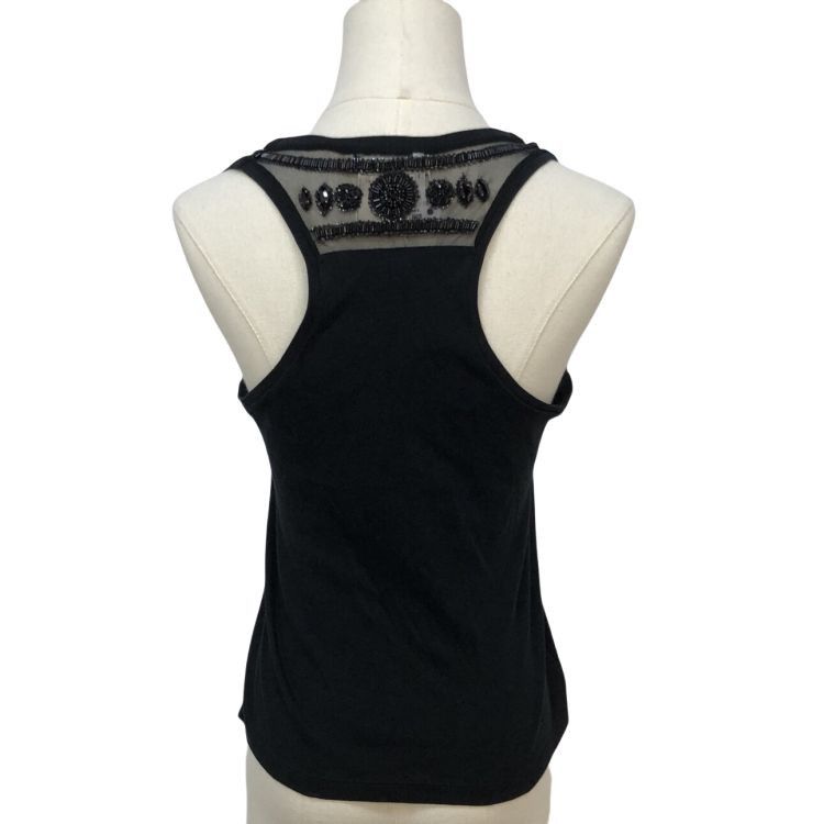 Dior Dior Beaded Mesh Tank Top Size 38 Size S / US 4 / IT 40 - 2 Thumbnail
