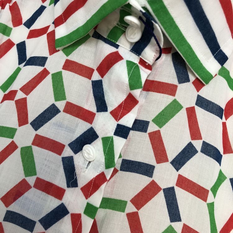 Dior Christian Dior Geometric Print Blouse Size M / US 6-8 / IT 42-44 - 7 Thumbnail