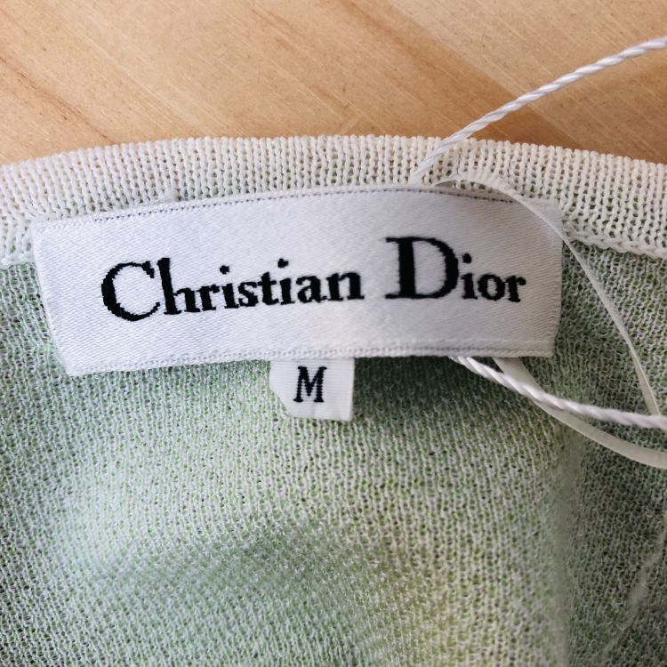 Dior Christian Dior Check Cardigan Green Size M Size M / US 6-8 / IT 42-44 - 4 Thumbnail