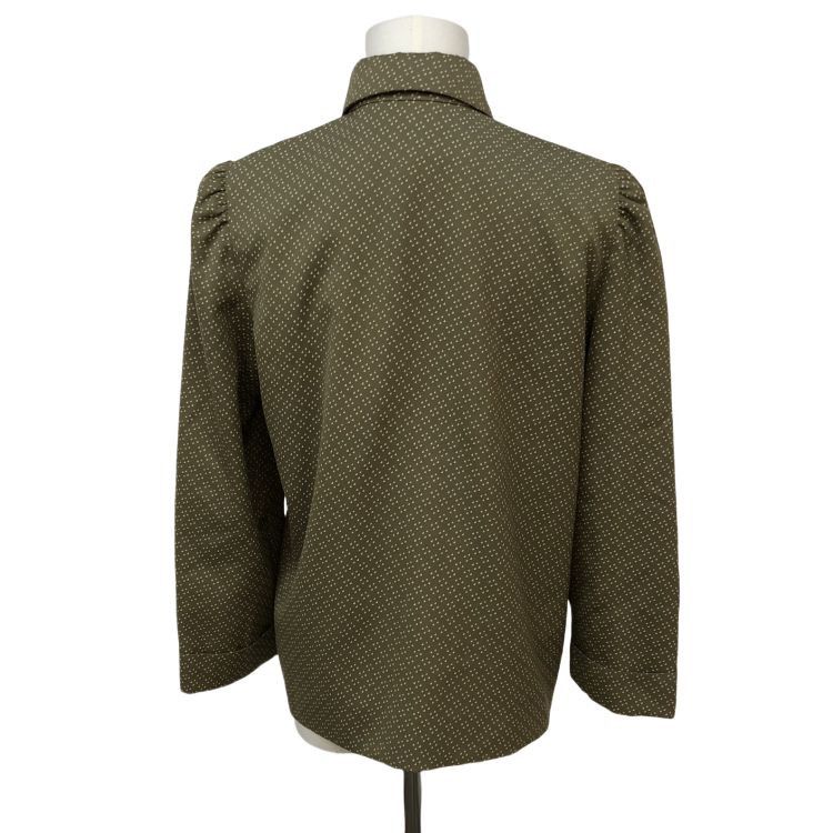 Dior Christian Dior Wool Geometric Print Blouse Size M Size M / US 6-8 / IT 42-44 - 2 Thumbnail