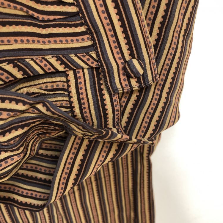 Dior Christian Dior Striped Tie Neck Blouse Size M / US 6-8 / IT 42-44 - 4 Thumbnail