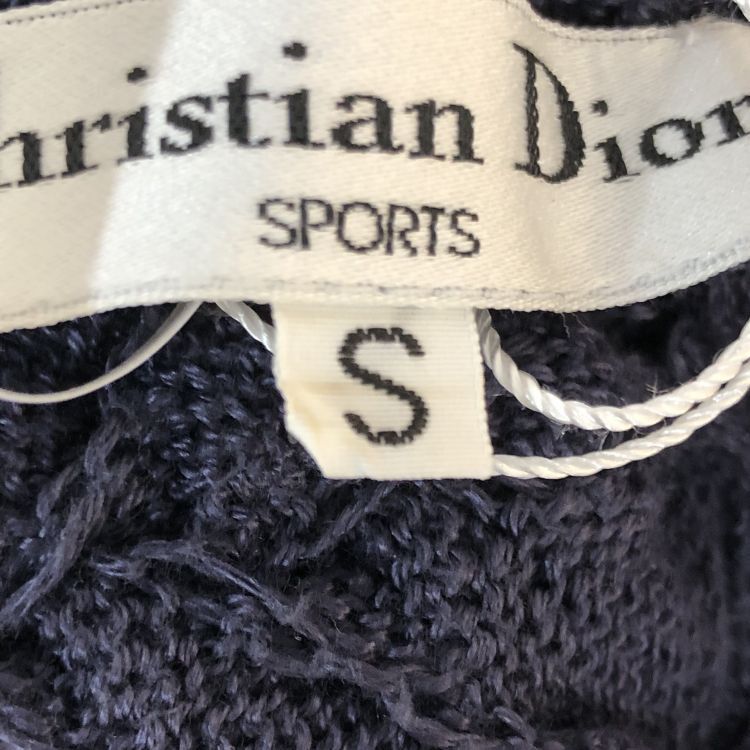 Dior Christian Dior Textured Cotton Knit Sweater Size S Size S / US 4 / IT 40 - 3 Thumbnail