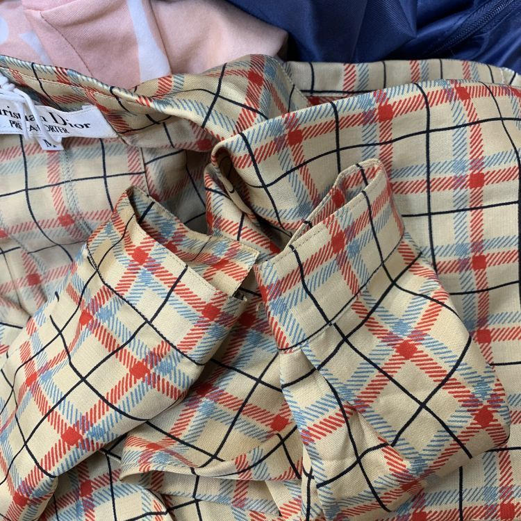 Dior Christian Dior Plaid Shirt Size M Size US M / EU 48-50 / 2 - 7 Thumbnail