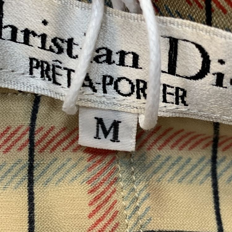 Dior Christian Dior Plaid Shirt Size M Size US M / EU 48-50 / 2 - 3 Thumbnail