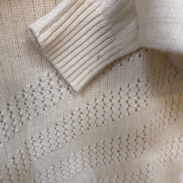 Dior Christian Dior Beige Knit Sweater Size M Size M / US 6-8 / IT 42-44 - 5 Thumbnail