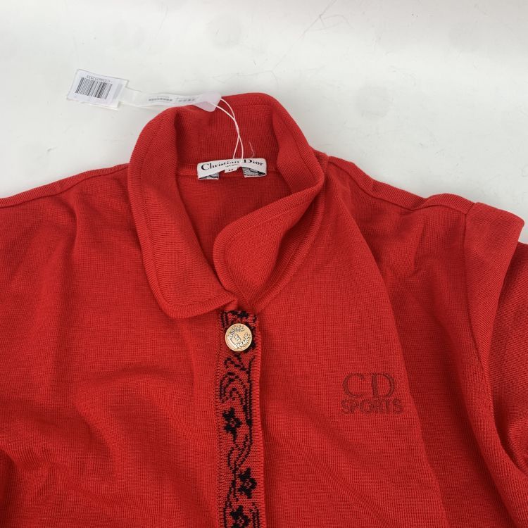Dior Christian Dior Embroidered Wool Sweater Size M Size M / US 6-8 / IT 42-44 - 5 Thumbnail