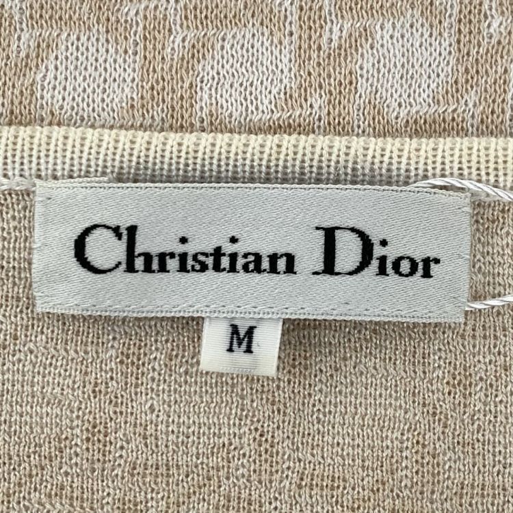 Dior Christian Dior Cannage Pattern Knit Top Size M Size M / US 6-8 / IT 42-44 - 3 Thumbnail