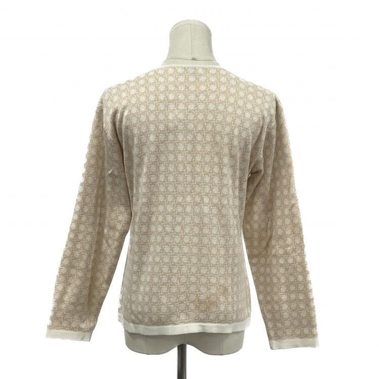 Dior Christian Dior Cannage Pattern Knit Top Size M Size M / US 6-8 / IT 42-44 - 2 Thumbnail