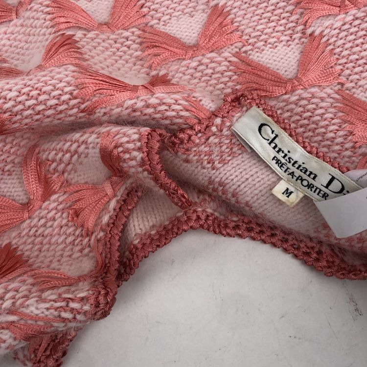 Dior Christian Dior Pink Bow Pattern Sweater Size M Size M / US 6-8 / IT 42-44 - 5 Thumbnail