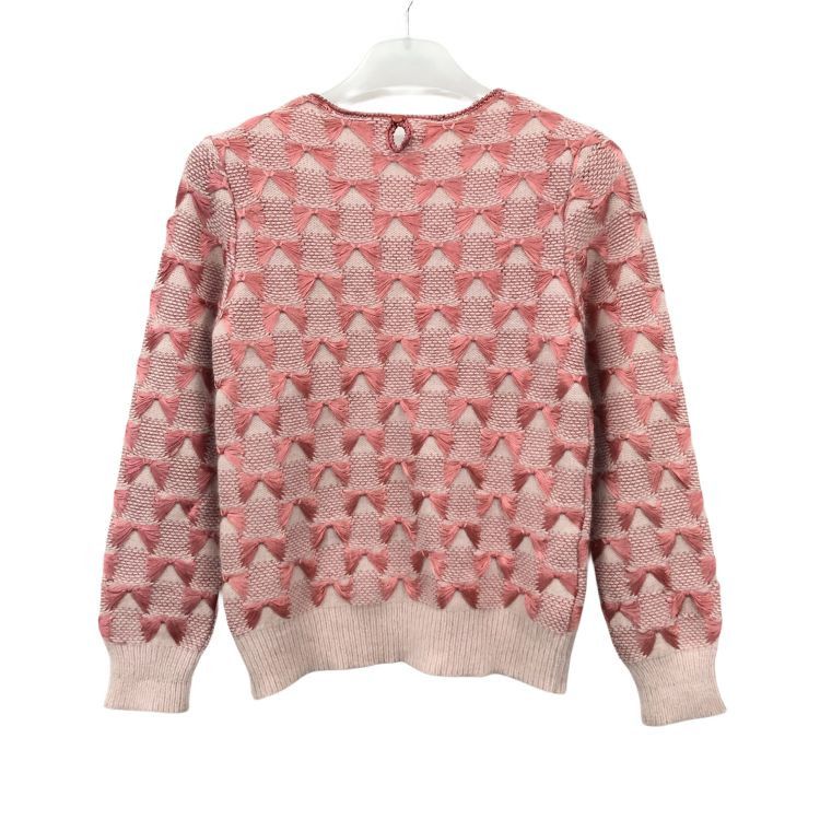 Dior Christian Dior Pink Bow Pattern Sweater Size M Size M / US 6-8 / IT 42-44 - 2 Thumbnail