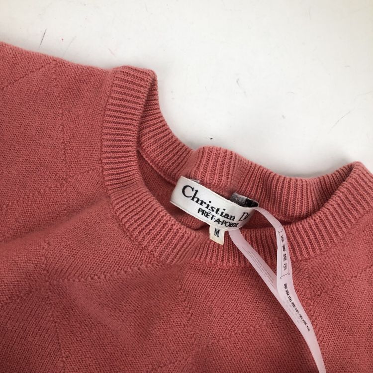 Dior Christian Dior Diamond Pattern Sweater M Size M / US 6-8 / IT 42-44 - 8 Thumbnail