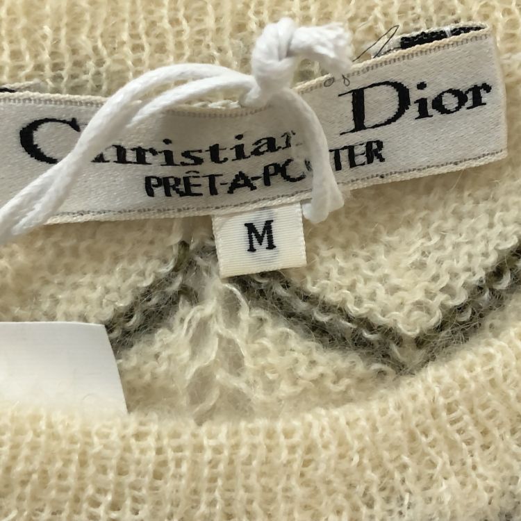 Dior Christian Dior Chevron Knit Sweater Size M Size M / US 6-8 / IT 42-44 - 3 Thumbnail