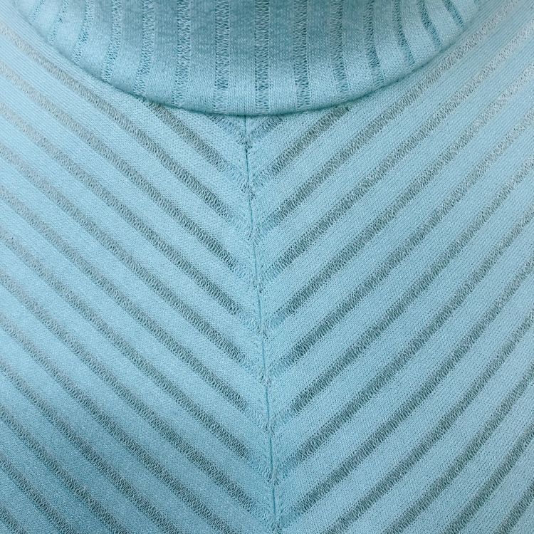 Dior Christian Dior Chevron Mock Neck Top Size S Size S / US 4 / IT 40 - 6 Thumbnail