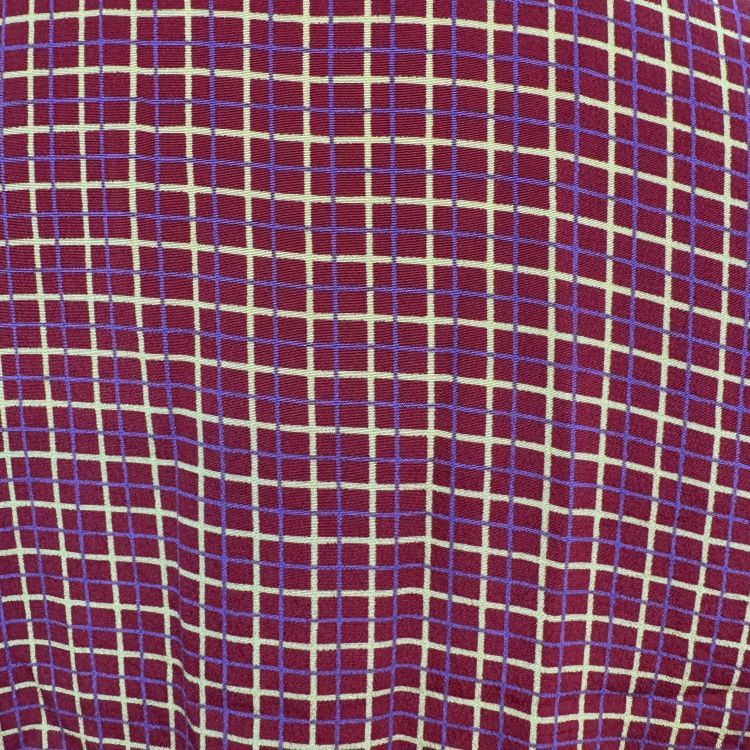 Dior Christian Dior Grid Pattern Silk Blouse Size S Size S / US 4 / IT 40 - 6 Thumbnail