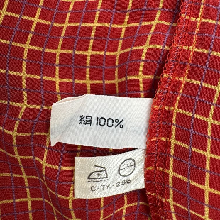 Dior Christian Dior Grid Pattern Silk Blouse Size S Size S / US 4 / IT 40 - 4 Thumbnail